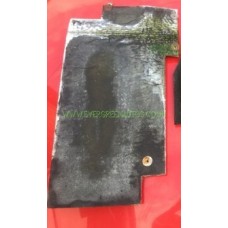 Microcar under engine sound proofing splash guard 