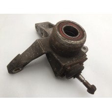 MICROCAR VIRGO STEERING KNUCKLE HUB CARRIER O/S, COMPLETE WITH HUB AND DISC 