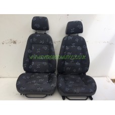 Microcar VIRGO pair of front seats charcoal 