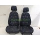 Microcar VIRGO pair of front seats charcoal 