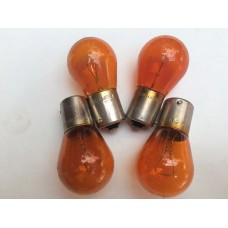 Set of 4 orange bulbs 