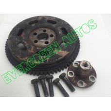 AIXAM LOMBARDINI ENGINE FLYWHEEL AND VARIATOR PULLEY MOUNT