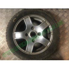 MICROCAR MC1 5 SPOKE ALLOY WHEEL WITH 145/60/13 TYRE