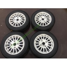 AIXAM A751 SET OF ALLOY WHEELS WITH 145/70/13 TYRES 