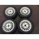 AIXAM A751 SET OF ALLOY WHEELS WITH 145/70/13 TYRES 