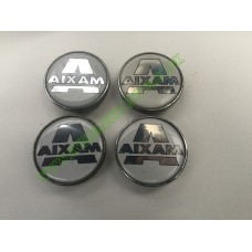 AIXAM ALLOY WHEEL SET OF 4 CENTRE HUB CAPS