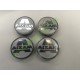 AIXAM ALLOY WHEEL SET OF 4 CENTRE HUB CAPS